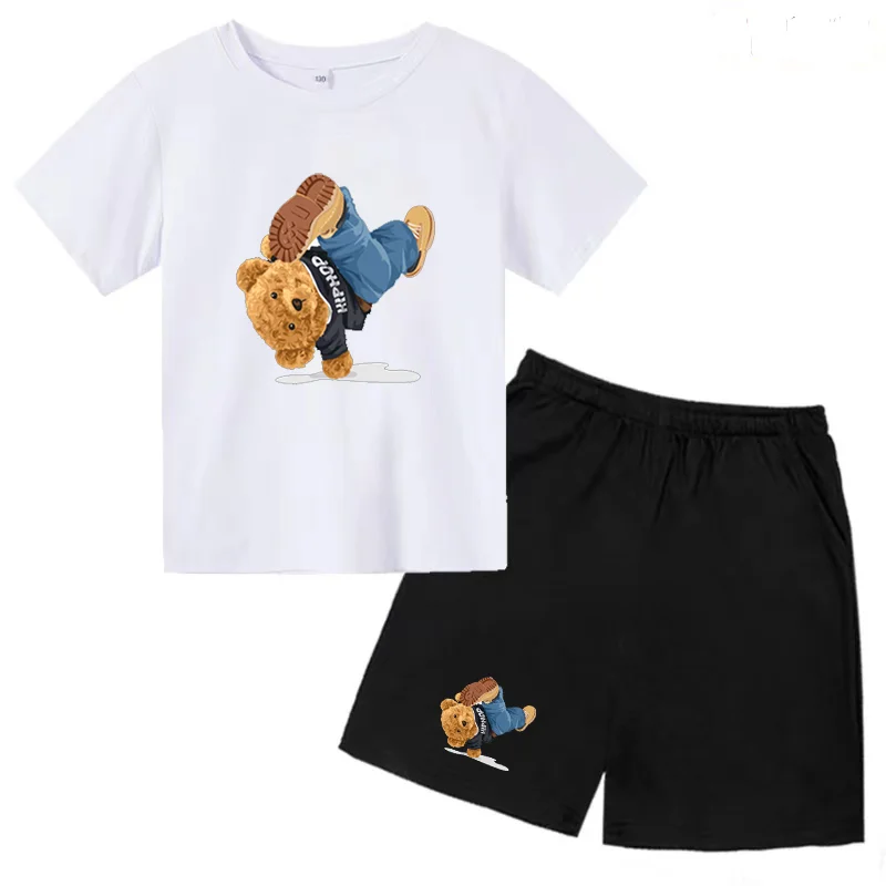 2023 Fun Bear Car Inverted Print Boy/Girl T-shirt Top + Shorts 2 Piece Set Kids Summer Baby Cute Athleisure Suit for Ages 3-14
2023 Fun Bear Car Inverted Print Boy/Girl T-shirt Top + Shorts 2 Piece Set Kids Summer Baby Cute Athleisure Suit for Ages 3-14