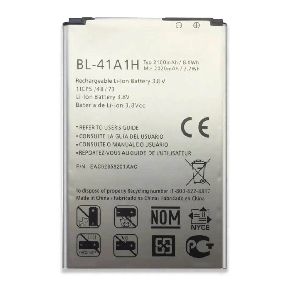 Аккумулятор для мобильного телефона 2100 мАч для LG Optimus F60 MS395 D390N Tribute VS810PP Transpyre LS660 BL 41A1H BL-41A1HB, BL-41A1H
Аккумулятор для мобильного телефона 2100 мАч для LG Optimus F60 MS395 D390N Tribute VS810PP Transpyre LS660 BL 41A1H BL-41A1HB, BL-41A1H