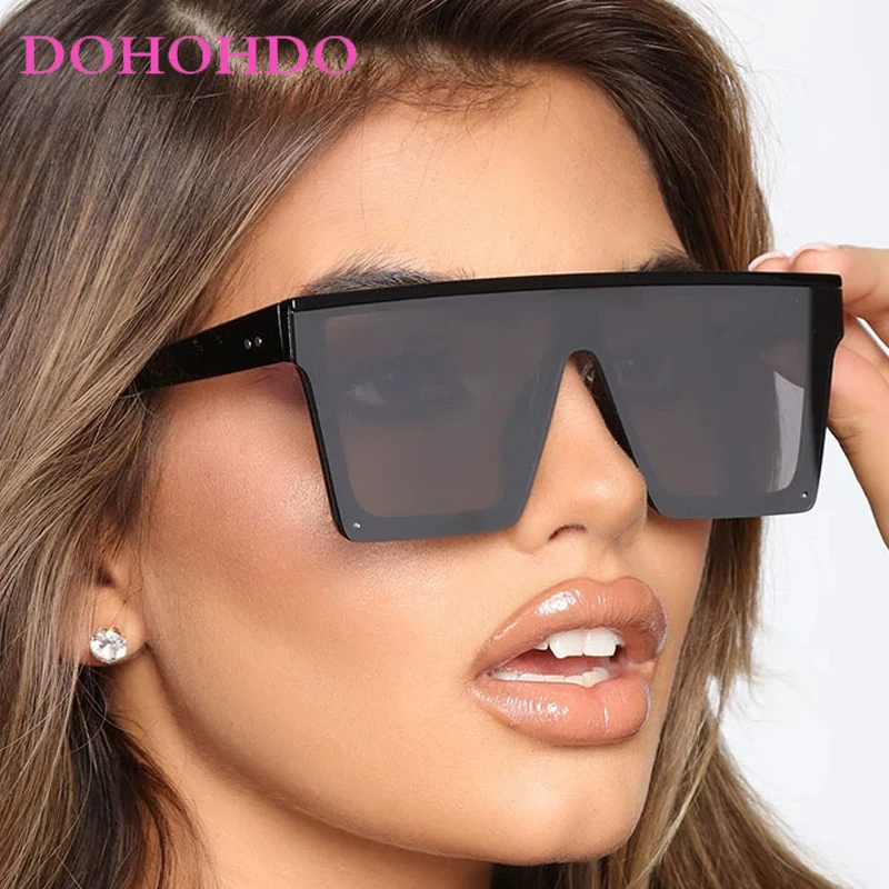 DOHOHDO 2025 New Large-frame One-piece Sunglasses European And Fashionable Square Frame Sunglasses For Women Colorful Glasses
DOHOHDO 2025 New Large-frame One-piece Sunglasses European And Fashionable Square Frame Sunglasses For Women Colorful Glasses