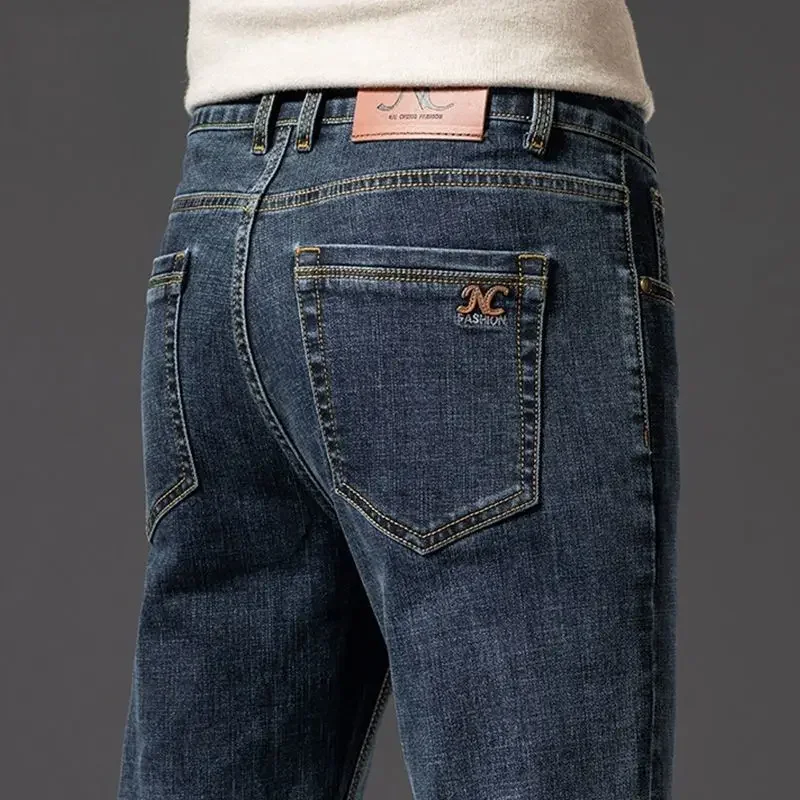 Golf Men Denim Pants Jeans Baggy Trouser Man Clothing Slim Straight Stretch Business Loose Leisure Spring Autumn New Solid
Golf Men Denim Pants Jeans Baggy Trouser Man Clothing Slim Straight Stretch Business Loose Leisure Spring Autumn New Solid