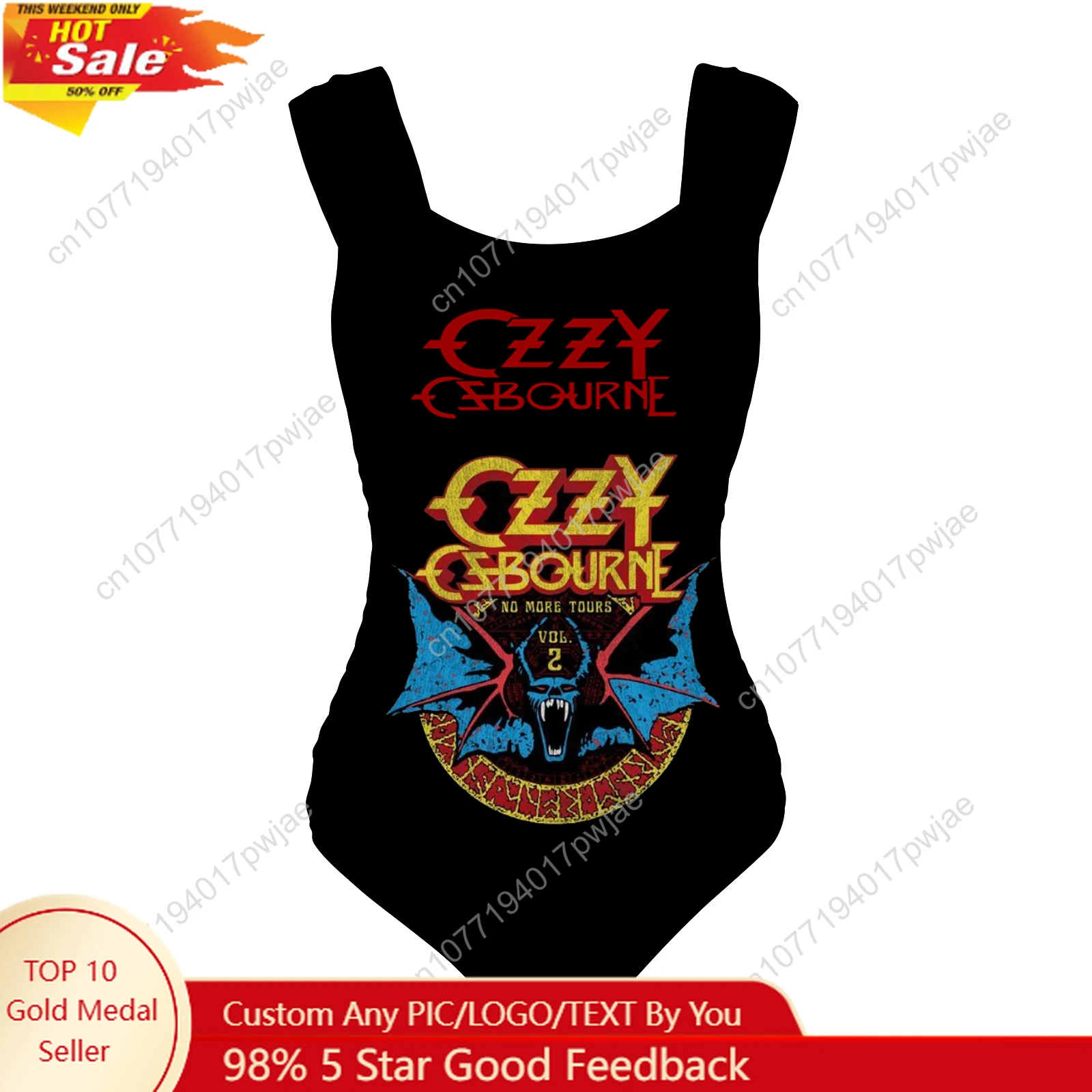 Ozzy Osbourne Singer One Piece Swimsuit Wide Strap Women Bathing Suits Swimwear Pool Party Beach Sexy Bikini Customize Beachwear
Ozzy Osbourne Singer One Piece Swimsuit Wide Strap Women Bathing Suits Swimwear Pool Party Beach Sexy Bikini Customize Beachwear