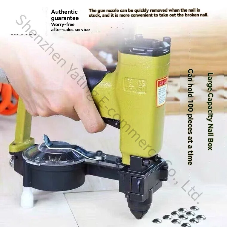 New New ZN-12 Pneumatic Nail Gun Auto-fed Tack Nailler Sofa Stapler Furniture Decoration Nailler Pneumatic Nail Gun
New New ZN-12 Pneumatic Nail Gun Auto-fed Tack Nailler Sofa Stapler Furniture Decoration Nailler Pneumatic Nail Gun