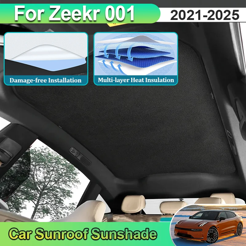 Car Sunroof Sunshades For Zeekr 001 2025 Accessories 2021-2025 Heat Insulation Electrostatic Adsorption Cover Anti-UV Protector
Car Sunroof Sunshades For Zeekr 001 2025 Accessories 2021-2025 Heat Insulation Electrostatic Adsorption Cover Anti-UV Protector