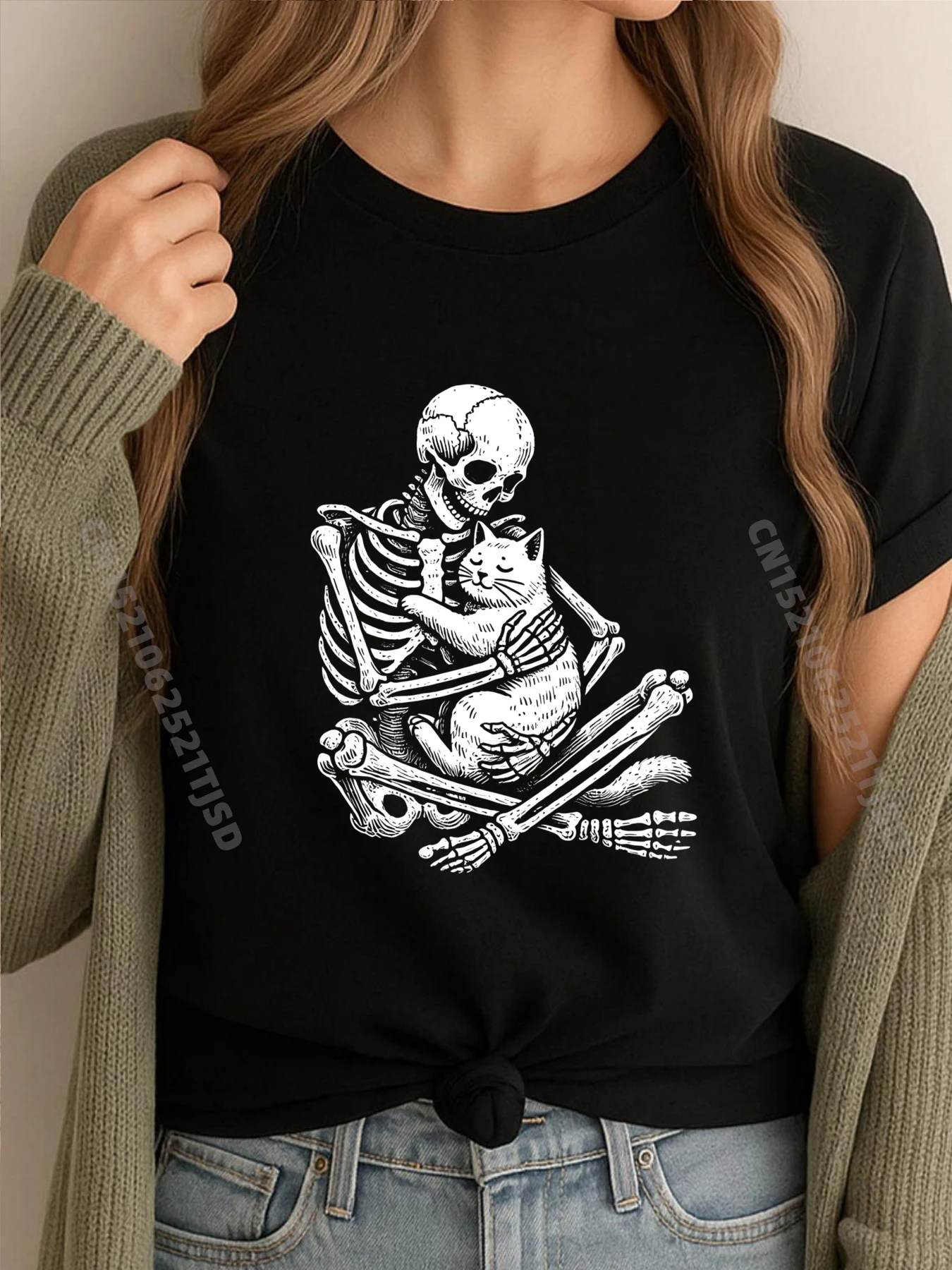 Скелет, милый кот, винтажный череп, Хэллоуин, котенок, мужская дизайнерская одежда, осенние уличные футболки для женщин, Vaporwave
Скелет, милый кот, винтажный череп, Хэллоуин, котенок, мужская дизайнерская одежда, осенние уличные футболки для женщин, Vaporwave