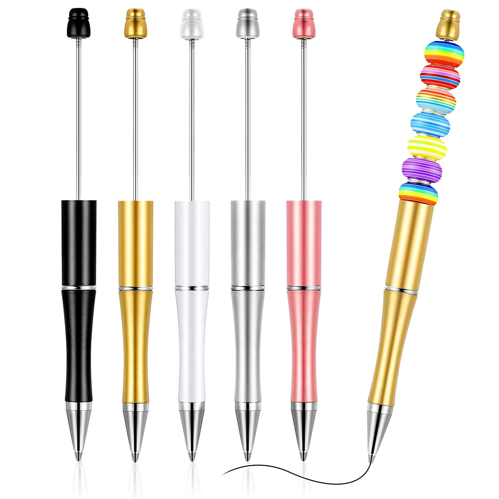 5Pcs Beadable Pens DIY Beaded Pens Beadable Pens Office School Supplies Kid Gift Beads Beaded Pens
5Pcs Beadable Pens DIY Beaded Pens Beadable Pens Office School Supplies Kid Gift Beads Beaded Pens