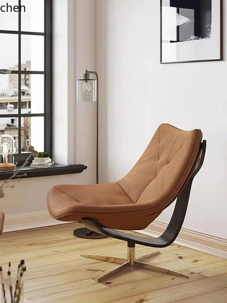 Stainless Steel Swivel Chair Art Leather Single Chair Internet celebrity Lazy recliner
Stainless Steel Swivel Chair Art Leather Single Chair Internet celebrity Lazy recliner