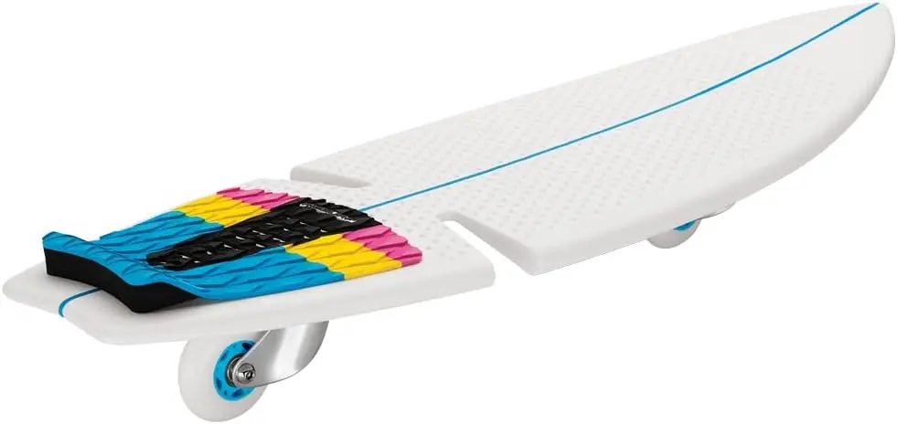 Caster Surfboard Ride-On: Polypropylene Deck, Caster Wheels, Patented Torsion Tech
Caster Surfboard Ride-On: Polypropylene Deck, Caster Wheels, Patented Torsion Tech