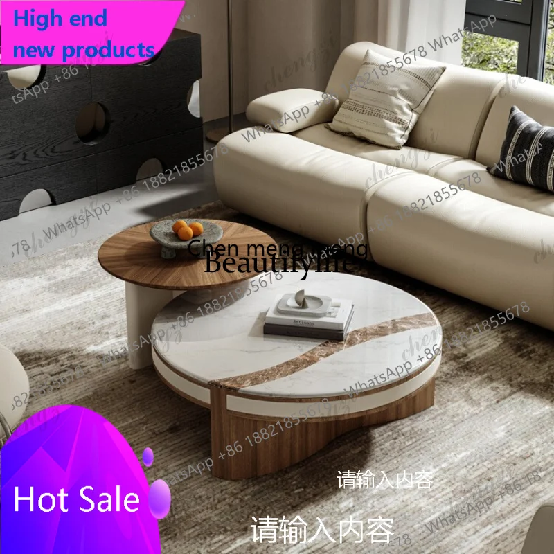 D5556 Italian minimalist spar coffee table combination round living room home modern simple small apartment high sense
D5556 Italian minimalist spar coffee table combination round living room home modern simple small apartment high sense
