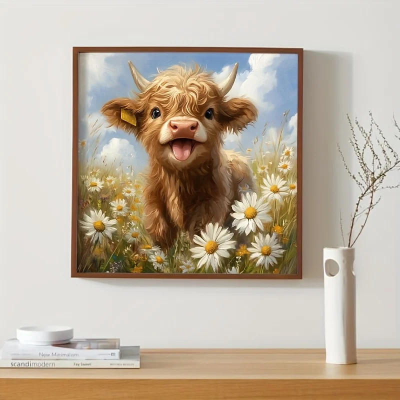 500/1024PCS Paper Jigsaw Puzzle Highland Cattle and Daisies DIY Home Art Modern Home Decoration As A Holiday Gift for Friends
500/1024PCS Paper Jigsaw Puzzle Highland Cattle and Daisies DIY Home Art Modern Home Decoration As A Holiday Gift for Friends