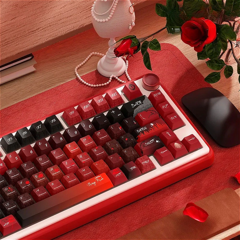 Grotesque Bride Keycaps Girls Exclusive Original Height Large Set PBT Material Mechanical Keyboard Customized Personalized
Grotesque Bride Keycaps Girls Exclusive Original Height Large Set PBT Material Mechanical Keyboard Customized Personalized