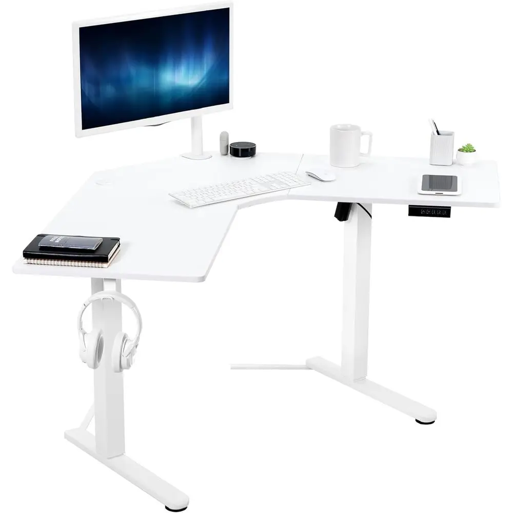 L-Shaped Electric Standing Desk, 47 x 47, Memory Height Adjustment, White Top
L-Shaped Electric Standing Desk, 47 x 47, Memory Height Adjustment, White Top