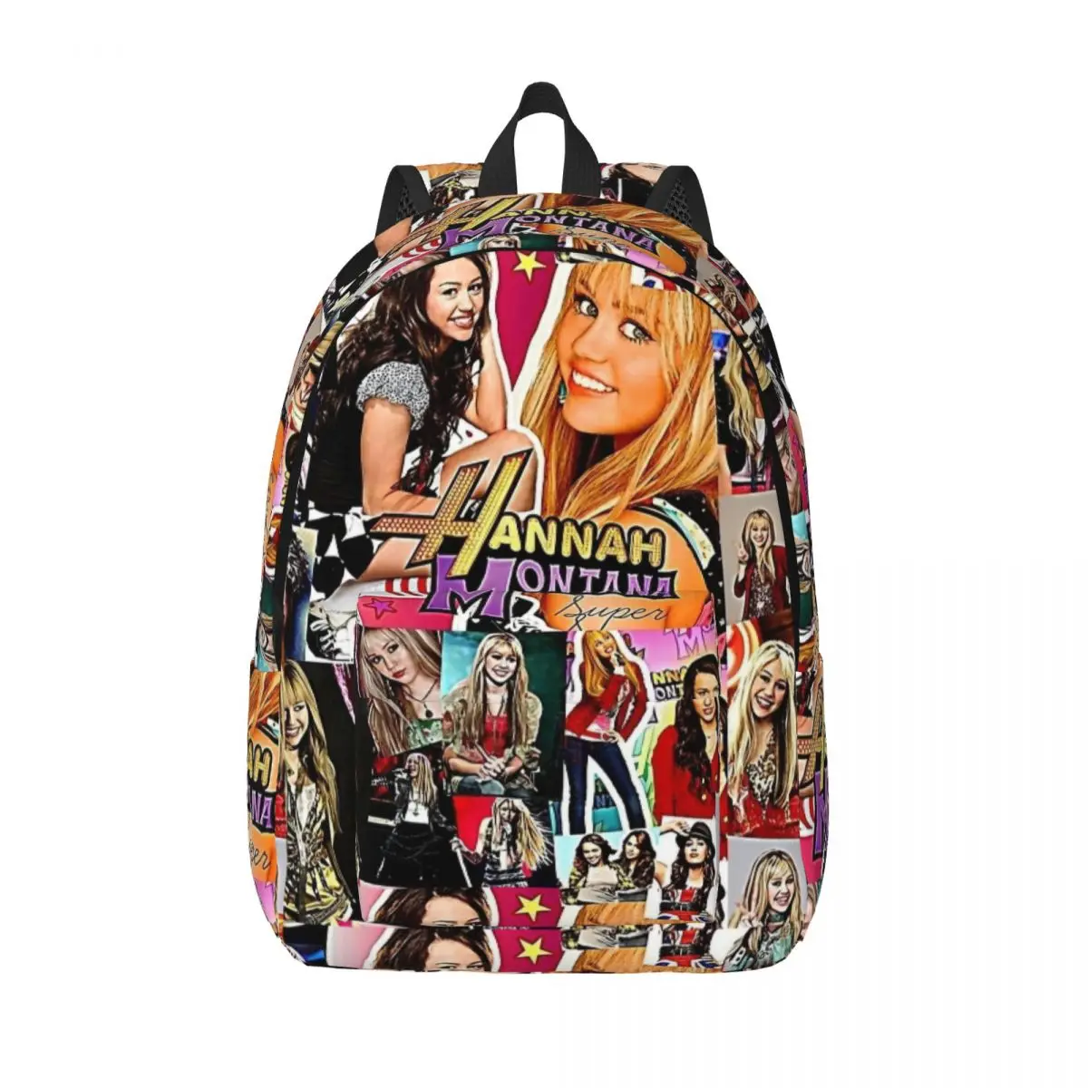 Hannah Montana Collage Backpack Middle High College School Student Bookbag Teens Daypack Hiking
Hannah Montana Collage Backpack Middle High College School Student Bookbag Teens Daypack Hiking