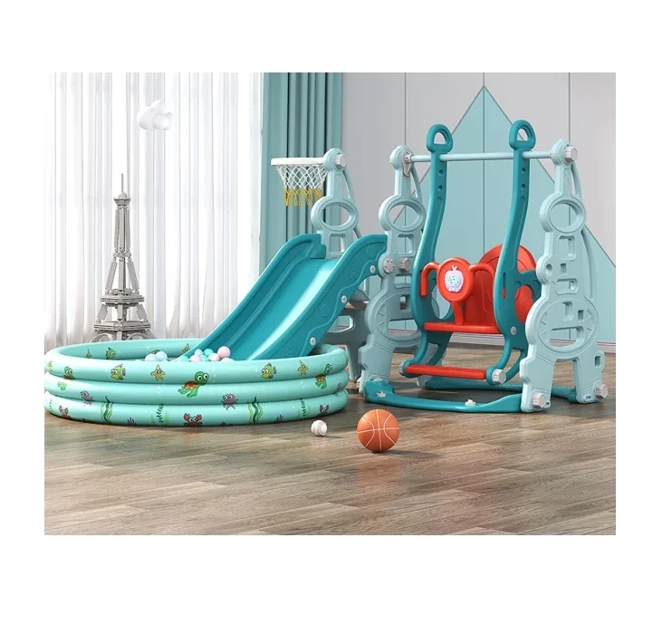 Children Indoor Playground Toys Plastic Material Slide And Swing Set For Child Equipment Plastic Kids Toys
Children Indoor Playground Toys Plastic Material Slide And Swing Set For Child Equipment Plastic Kids Toys