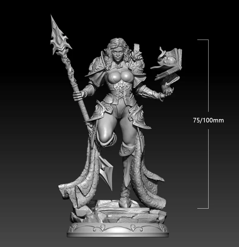 1/24 75 мм 1/18 100 мм наборы моделей из смолы, фигурка женщины-мастера-воина, скульптура, неокрашенная, без цвета, RW-759
1/24 75 мм 1/18 100 мм наборы моделей из смолы, фигурка женщины-мастера-воина, скульптура, неокрашенная, без цвета, RW-759