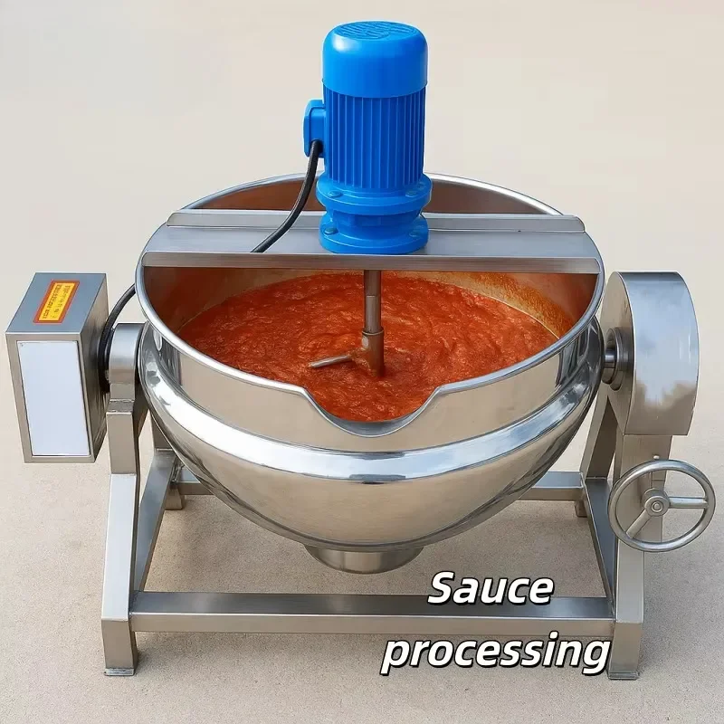 Industrial Electric Heated Cooking Mixer Machine for Peanut Candy Sugar Boiled Pot Cooking Jacketed Kettle for Peanut Candy
Industrial Electric Heated Cooking Mixer Machine for Peanut Candy Sugar Boiled Pot Cooking Jacketed Kettle for Peanut Candy