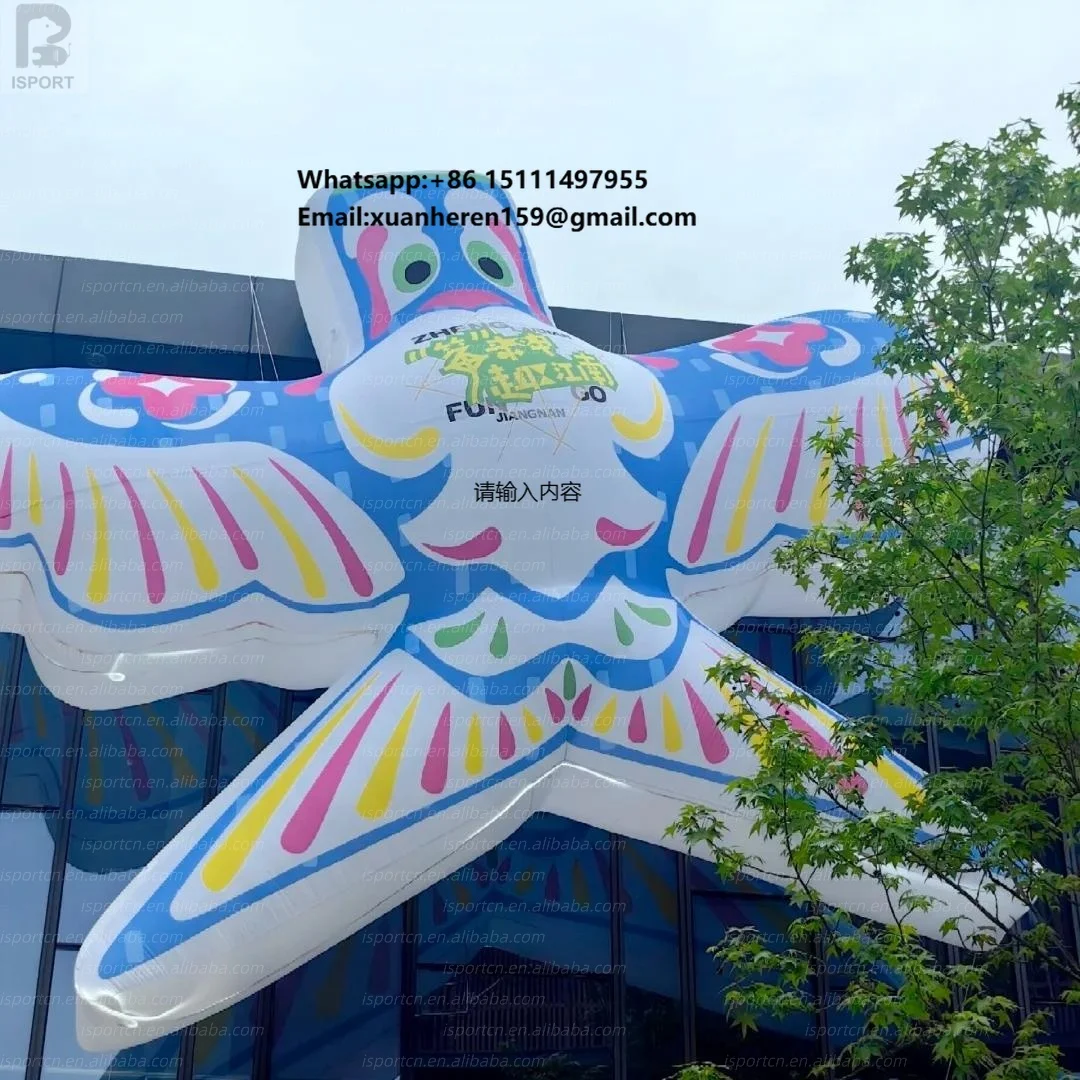 LED Lighting Giant Inflatable Kite Air Model Large Traditional Kite Custom Logo for Street Promotion/Cultural Expo Prop/Event
LED Lighting Giant Inflatable Kite Air Model Large Traditional Kite Custom Logo for Street Promotion/Cultural Expo Prop/Event