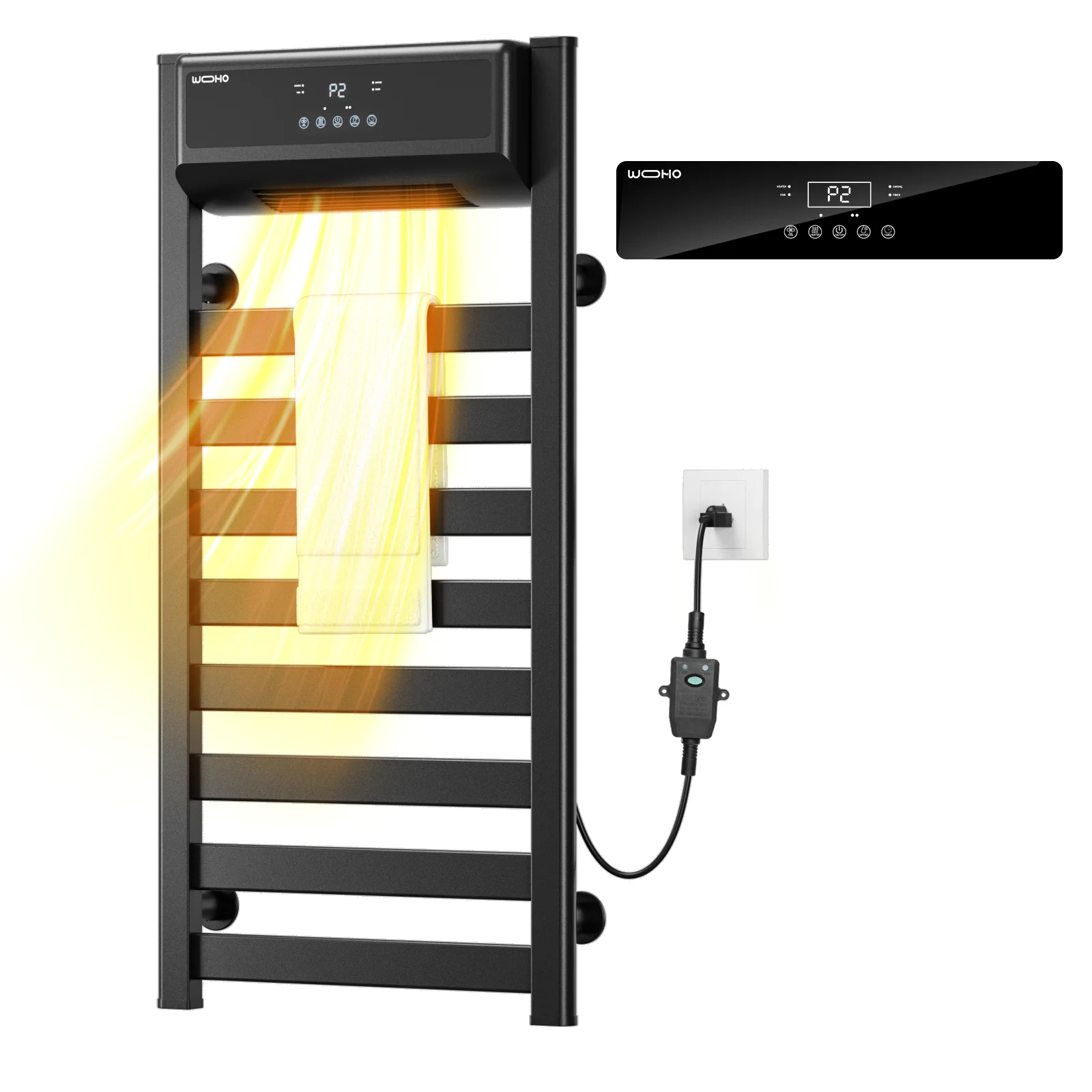 Wooohoo Wall-Mounted Warmer - PTC Fast Heating, IPX2, Smart Touch 110-170°F, 15lb Capacity, Spa/Hotel/Home
Wooohoo Wall-Mounted Warmer - PTC Fast Heating, IPX2, Smart Touch 110-170°F, 15lb Capacity, Spa/Hotel/Home