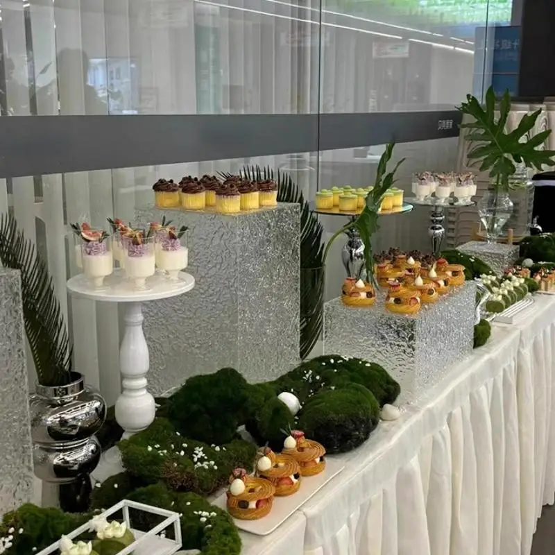 Dessert Table Buffet Trays Holder Acrylic Shelf Wedding Banquet Cake Bar Cookies Sushi Bread Fruits Tea Break Stand Decor 10PCS
Dessert Table Buffet Trays Holder Acrylic Shelf Wedding Banquet Cake Bar Cookies Sushi Bread Fruits Tea Break Stand Decor 10PCS