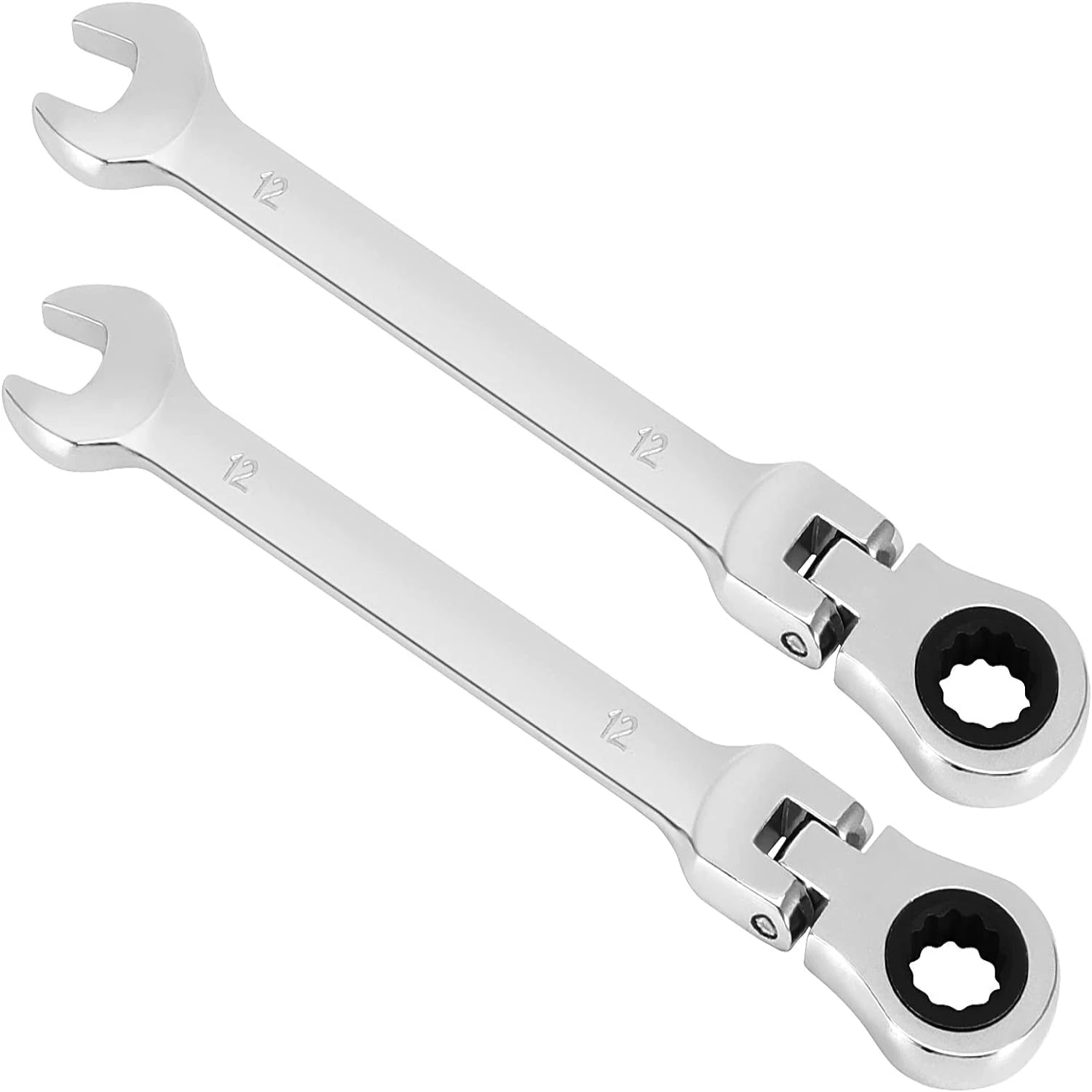 High Quality Long Lasting Professional 12mm Flex Head Ratcheting Combination Wrench Set Precision Grade Heat Treated Forged Cr-V
High Quality Long Lasting Professional 12mm Flex Head Ratcheting Combination Wrench Set Precision Grade Heat Treated Forged Cr-V