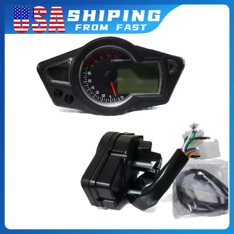 Motorcycle Speedometer Dashboard Meter Speed Gauge for Honda CBR600RR 2007-2012 07 LCD Digital Odometer Tachometer
Motorcycle Speedometer Dashboard Meter Speed Gauge for Honda CBR600RR 2007-2012 07 LCD Digital Odometer Tachometer