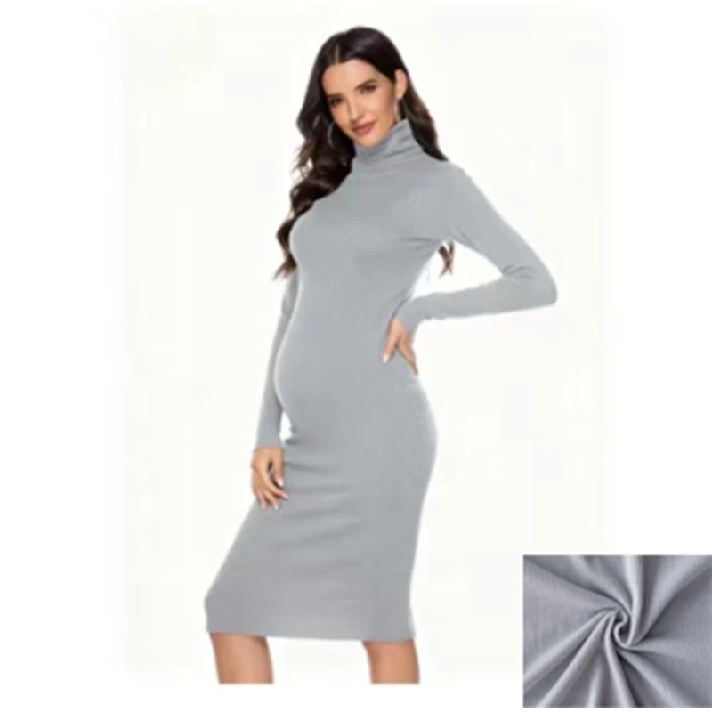 Maternity Winter Knit Dress - Stretch Fitted Turtleneck Base Layer for Pregnant Women, Cozy & Chic.платье для беременных 임산부 원피스
Maternity Winter Knit Dress - Stretch Fitted Turtleneck Base Layer for Pregnant Women, Cozy & Chic.платье для беременных 임산부 원피스