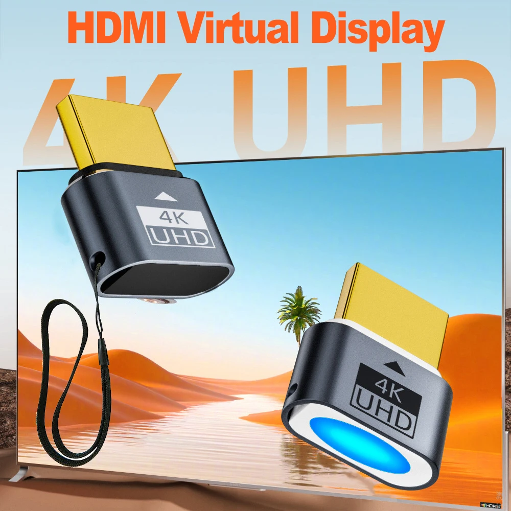 HDMI-совместимая заглушка 4K HDR Виртуальный монитор Эмулятор EDID Беголовий адаптер дисплея Ghost Поддержка до 4k при 60 Гц 1080 при 120 Гц
HDMI-совместимая заглушка 4K HDR Виртуальный монитор Эмулятор EDID Беголовий адаптер дисплея Ghost Поддержка до 4k при 60 Гц 1080 при 120 Гц
