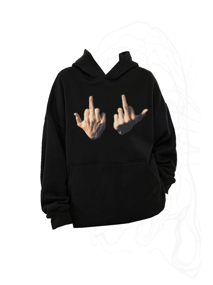 2023 Autumn Winter Print Black Pullover Hoodies Streetwear Print Casual Sweatshirts Fashion Women Korean Y2k Gothic High Street
2023 Autumn Winter Print Black Pullover Hoodies Streetwear Print Casual Sweatshirts Fashion Women Korean Y2k Gothic High Street