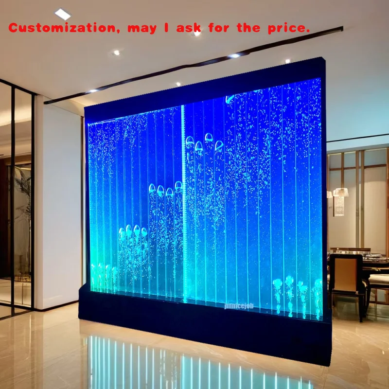 Индивидуальный современный роскошный ресторанный фонтан, акриловая светодиодная пузырьковая настенная панель, подвижный экран и перегородка для комнаты
Индивидуальный современный роскошный ресторанный фонтан, акриловая светодиодная пузырьковая настенная панель, подвижный экран и перегородка для комнаты