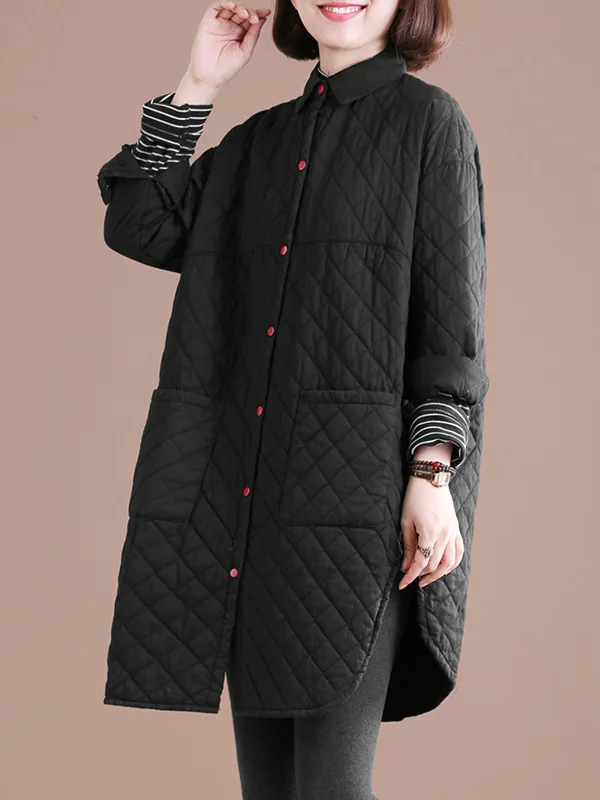 plus Size Mid-Length Pure Color Slimming Thiened Cotton Jaet Collar Women's Coat Korean Sle Long Sve Winter Coat
plus Size Mid-Length Pure Color Slimming Thiened Cotton Jaet Collar Women's Coat Korean Sle Long Sve Winter Coat