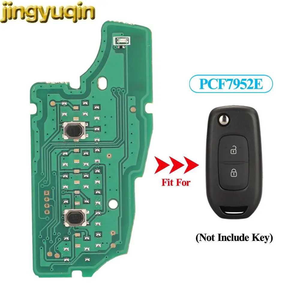 Jingyuqin 5pcs 2BTNS Remote Key Board 433MHZ 4A PCF7952E For Renault Captur Megane 3 Sandero Dacia Logan Dokker Clio 4
Jingyuqin 5pcs 2BTNS Remote Key Board 433MHZ 4A PCF7952E For Renault Captur Megane 3 Sandero Dacia Logan Dokker Clio 4