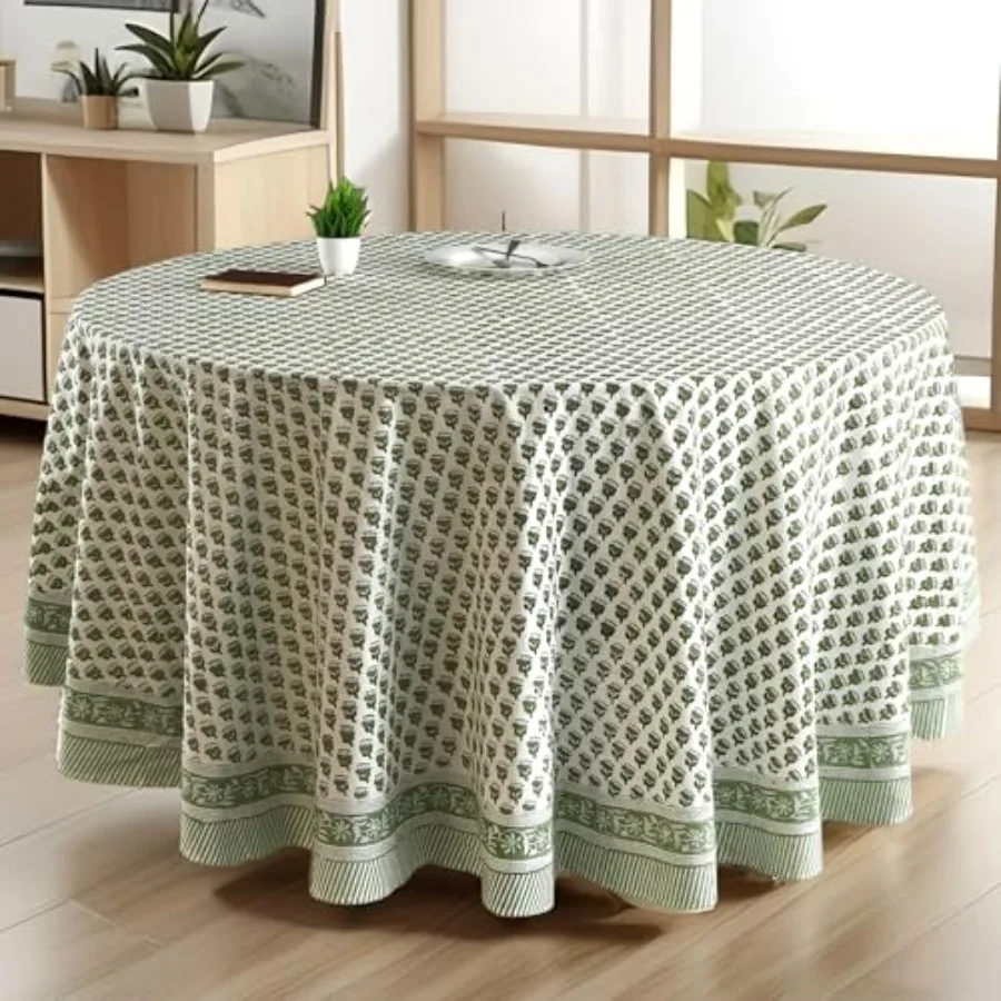 CPC Round Tablecloth - Cotton Indian Block Print Tablecloth - Handmade Printed Washable Cotton Table Cloth - Spring/Summer Wedd
CPC Round Tablecloth - Cotton Indian Block Print Tablecloth - Handmade Printed Washable Cotton Table Cloth - Spring/Summer Wedd
