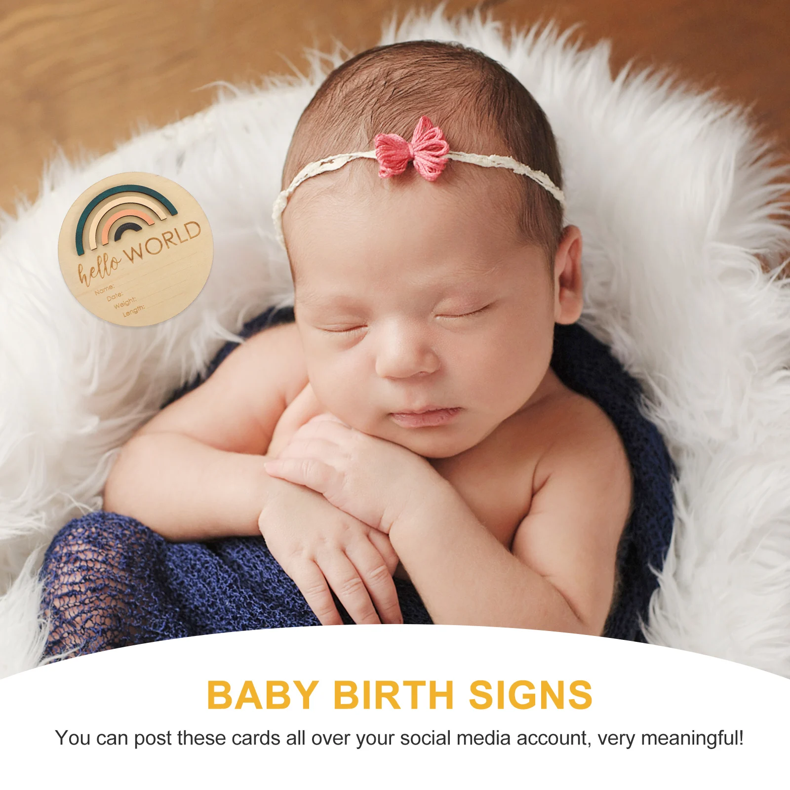 Growth Record Round Card Baby Milestone Signs Newborn Photo Props Wood Material Safe Durable Decorative Plaque For Baby Shower
Growth Record Round Card Baby Milestone Signs Newborn Photo Props Wood Material Safe Durable Decorative Plaque For Baby Shower