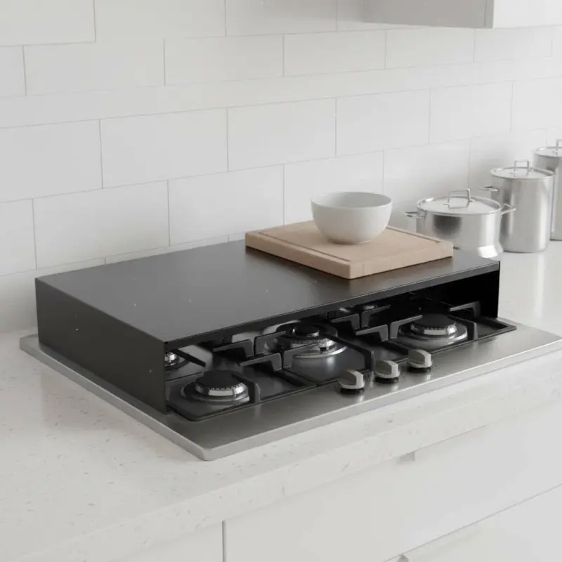 Stainless Steel Cooktop Top Cover Easy to Clean Stainless Steel Cooktop Shelf Gas Range Cover Multipurpose for Small Kitchens
Stainless Steel Cooktop Top Cover Easy to Clean Stainless Steel Cooktop Shelf Gas Range Cover Multipurpose for Small Kitchens