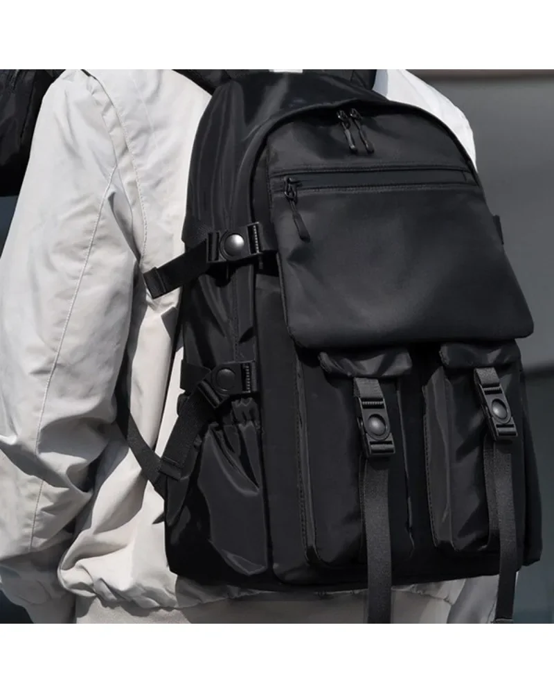 Navy blue tactical style backpack multi compartment design adjustable straps water resistant fabric for men women work travel
Navy blue tactical style backpack multi compartment design adjustable straps water resistant fabric for men women work travel