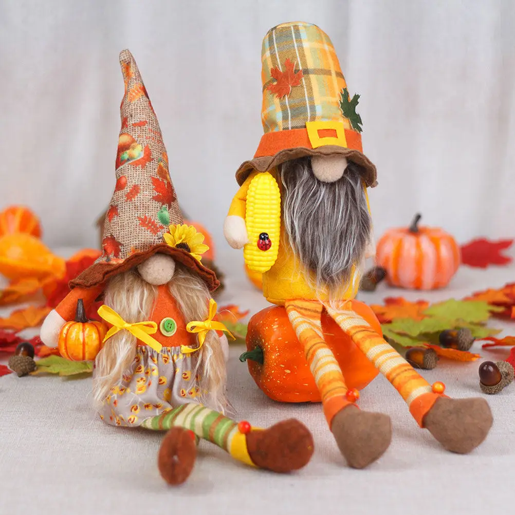 Thanksgiving Harvest Gnome Decorated with Maple Leaves Stable Weighted Nordic Autumn Festival Ornament for Home Party Decor
Thanksgiving Harvest Gnome Decorated with Maple Leaves Stable Weighted Nordic Autumn Festival Ornament for Home Party Decor