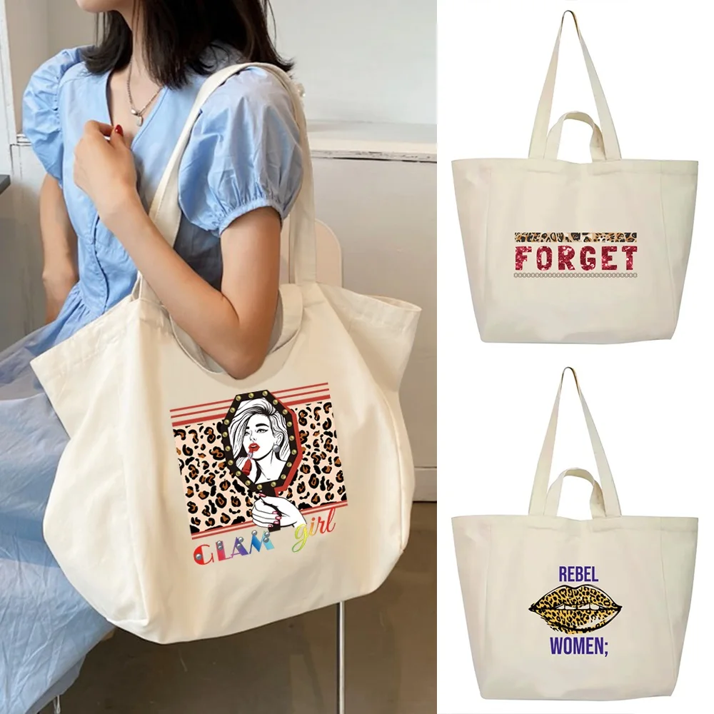Shopping Bags Large Capacity Shoulder Bag Leopard Series Student Campus Daily Tote Bag Unisex Casual Versatile Storage Bag
Shopping Bags Large Capacity Shoulder Bag Leopard Series Student Campus Daily Tote Bag Unisex Casual Versatile Storage Bag