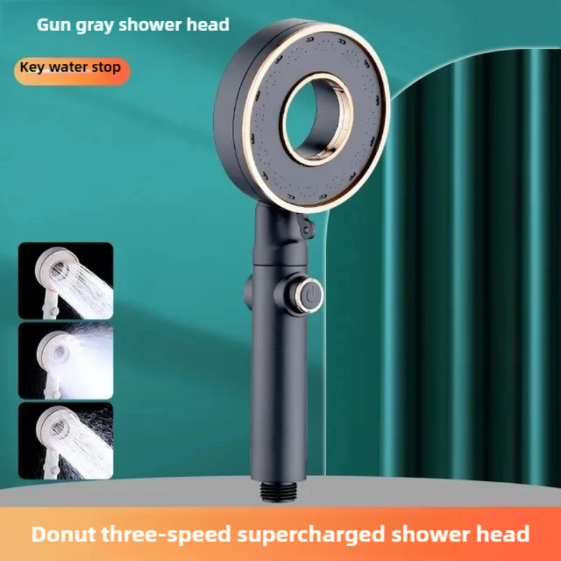 High-Pressure 3-Mode Showerhead Water Saving One-Touch Pause, Adjustable Spray Nozzle for Bathroom Shower Faucet Accessories
High-Pressure 3-Mode Showerhead Water Saving One-Touch Pause, Adjustable Spray Nozzle for Bathroom Shower Faucet Accessories