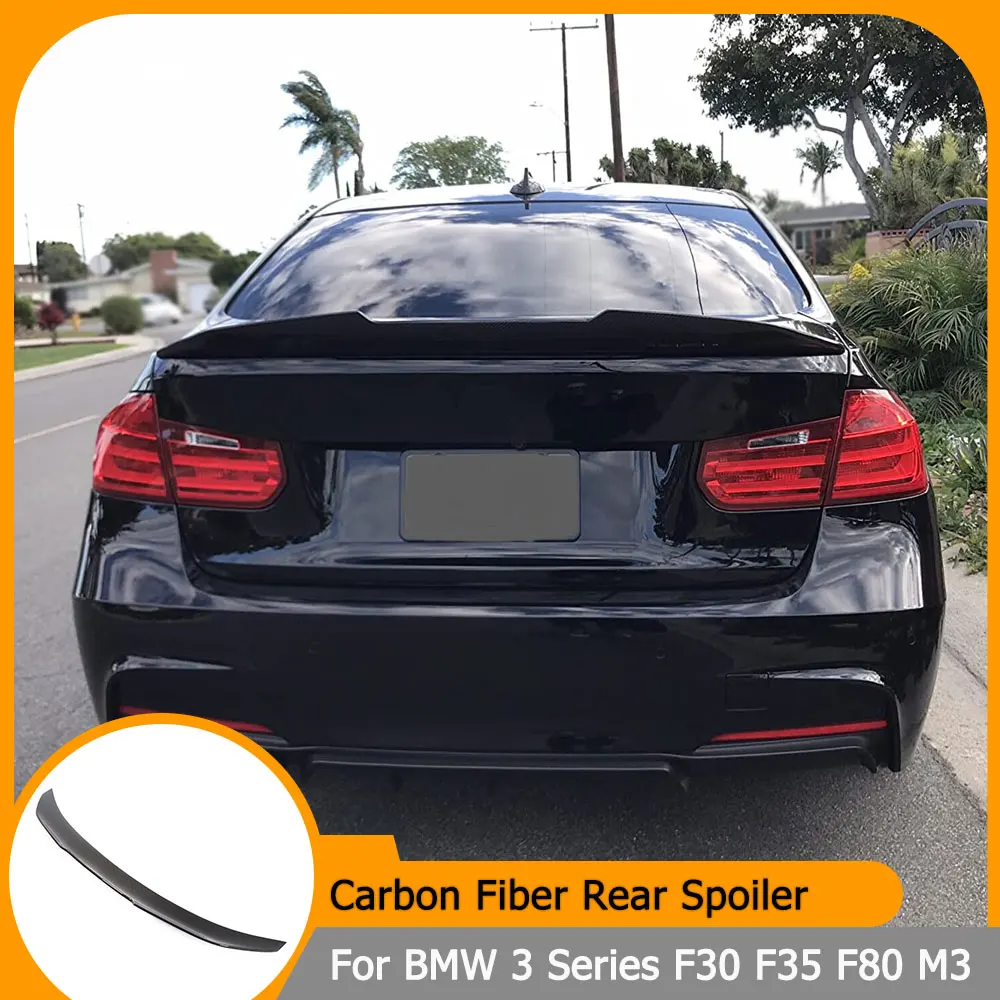 Carbon Fiber Car Rear Spoiler for BMW 3 Series F30 F35 F80 M3 2013-2018 Rear Trunk Spoiler Boot Lip Wing Lip
Carbon Fiber Car Rear Spoiler for BMW 3 Series F30 F35 F80 M3 2013-2018 Rear Trunk Spoiler Boot Lip Wing Lip