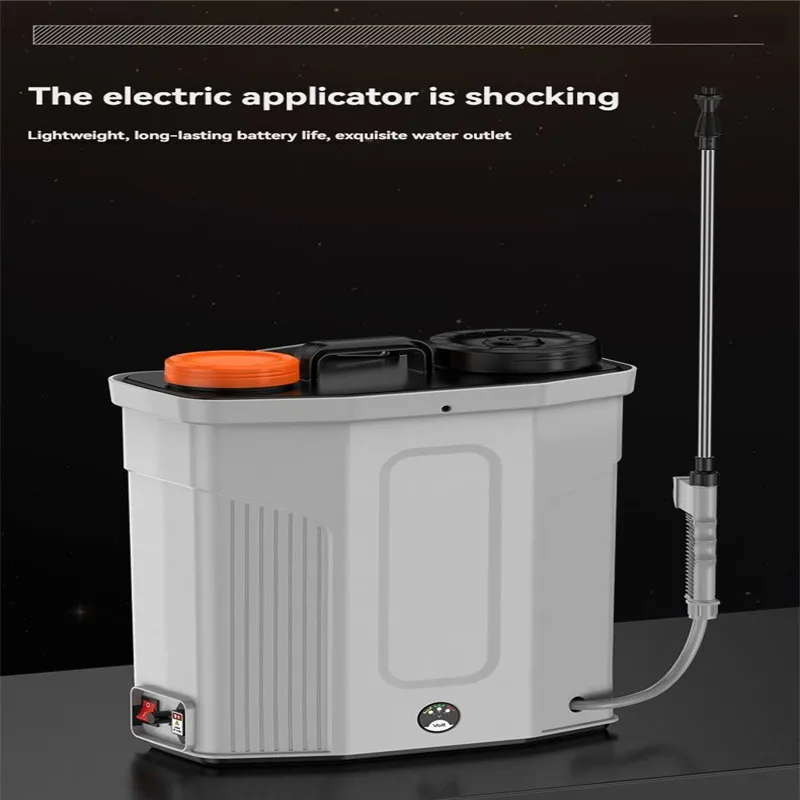 Backpack electric agricultural spray, pesticide spray powered by high-voltage lithium battery
Backpack electric agricultural spray, pesticide spray powered by high-voltage lithium battery