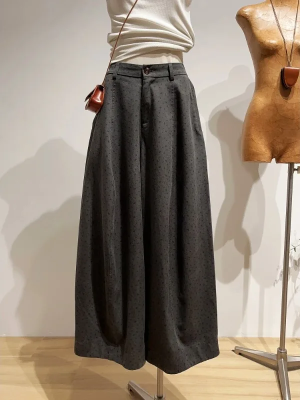 plus Size 300 Pounds Fat MM Dark Grey Slim High Waist Floral Wide Leg Pants Women Casual Versatile Straight Leg Summer Pants
plus Size 300 Pounds Fat MM Dark Grey Slim High Waist Floral Wide Leg Pants Women Casual Versatile Straight Leg Summer Pants