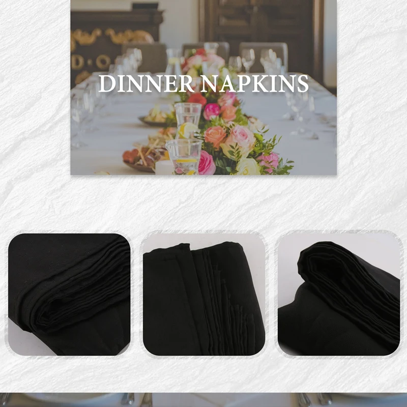 INW-0e12 Pcs Cloth Napkins Dinner Towel Cloth,Soft Washable and Reusable Napkin,for Restaurant Wedding Hotel Dinner
INW-0e12 Pcs Cloth Napkins Dinner Towel Cloth,Soft Washable and Reusable Napkin,for Restaurant Wedding Hotel Dinner