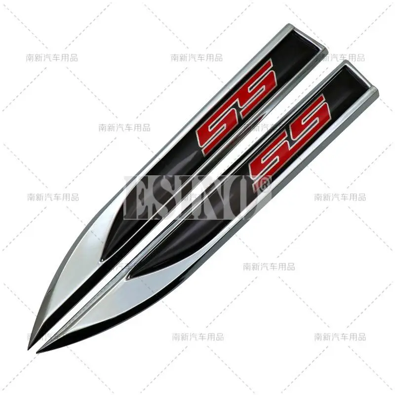 2 x New Sport Body Fender Side Metal Chrome Zinc Alloy Knife Side 3D Adhesive Emblems Badges Decals for Chevrolet SS
2 x New Sport Body Fender Side Metal Chrome Zinc Alloy Knife Side 3D Adhesive Emblems Badges Decals for Chevrolet SS