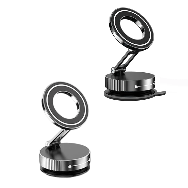 Car Mount Vacuum Magnetic Holder Foldable Strong Suction Stand With Metal Hinges For Cell Phone Black
Car Mount Vacuum Magnetic Holder Foldable Strong Suction Stand With Metal Hinges For Cell Phone Black