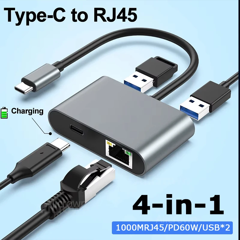 Адаптер USB C — Ethernet 1000 Мбит/с для телефонов, телевизоров, сетевая карта Type-C — RJ45 60 Вт Gigabit Ethernet для ноутбуков, планшетов, 2 порта USB
Адаптер USB C — Ethernet 1000 Мбит/с для телефонов, телевизоров, сетевая карта Type-C — RJ45 60 Вт Gigabit Ethernet для ноутбуков, планшетов, 2 порта USB
