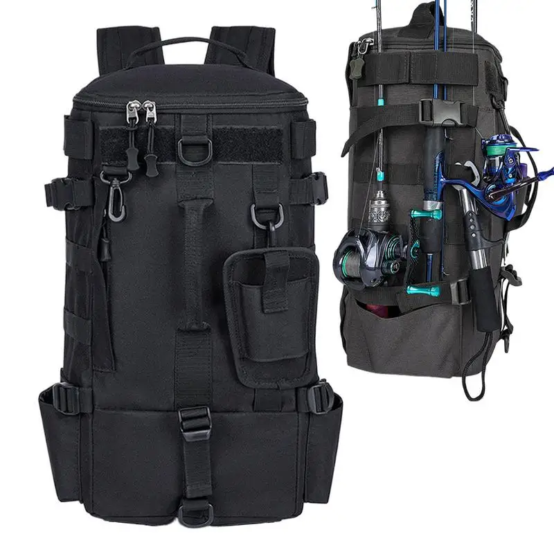 Fishing Shoulders Bag Fishing Backpacks With Rod Holder Waterproof Bait Storage Bag Dry And Wet Separation Splash-proof Lure Bag
Fishing Shoulders Bag Fishing Backpacks With Rod Holder Waterproof Bait Storage Bag Dry And Wet Separation Splash-proof Lure Bag