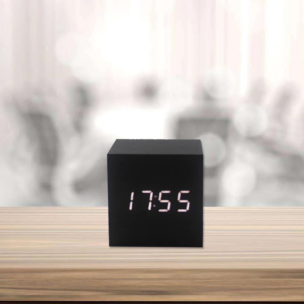 LED Wooden Creative Alarm Multifunction Digital Large Numbers LED Screen Time Display Acoustic Sensor Relaxation Life Premium
LED Wooden Creative Alarm Multifunction Digital Large Numbers LED Screen Time Display Acoustic Sensor Relaxation Life Premium