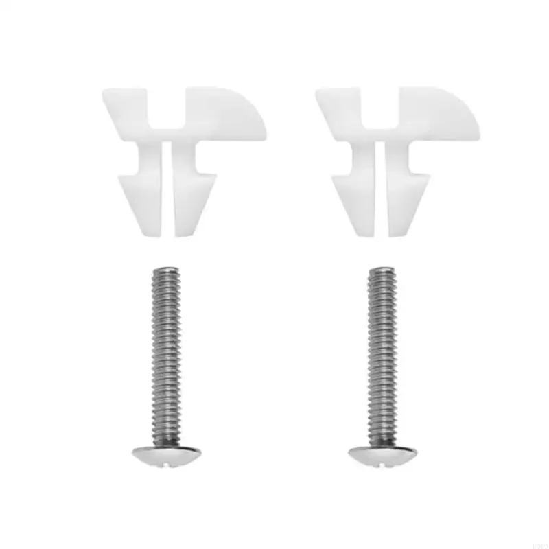 2Pcs Quick Replacement Toilet Screws Plastic Mounting Fasteners Hardware Toilet Screws & Bolts Easy to Use
2Pcs Quick Replacement Toilet Screws Plastic Mounting Fasteners Hardware Toilet Screws & Bolts Easy to Use