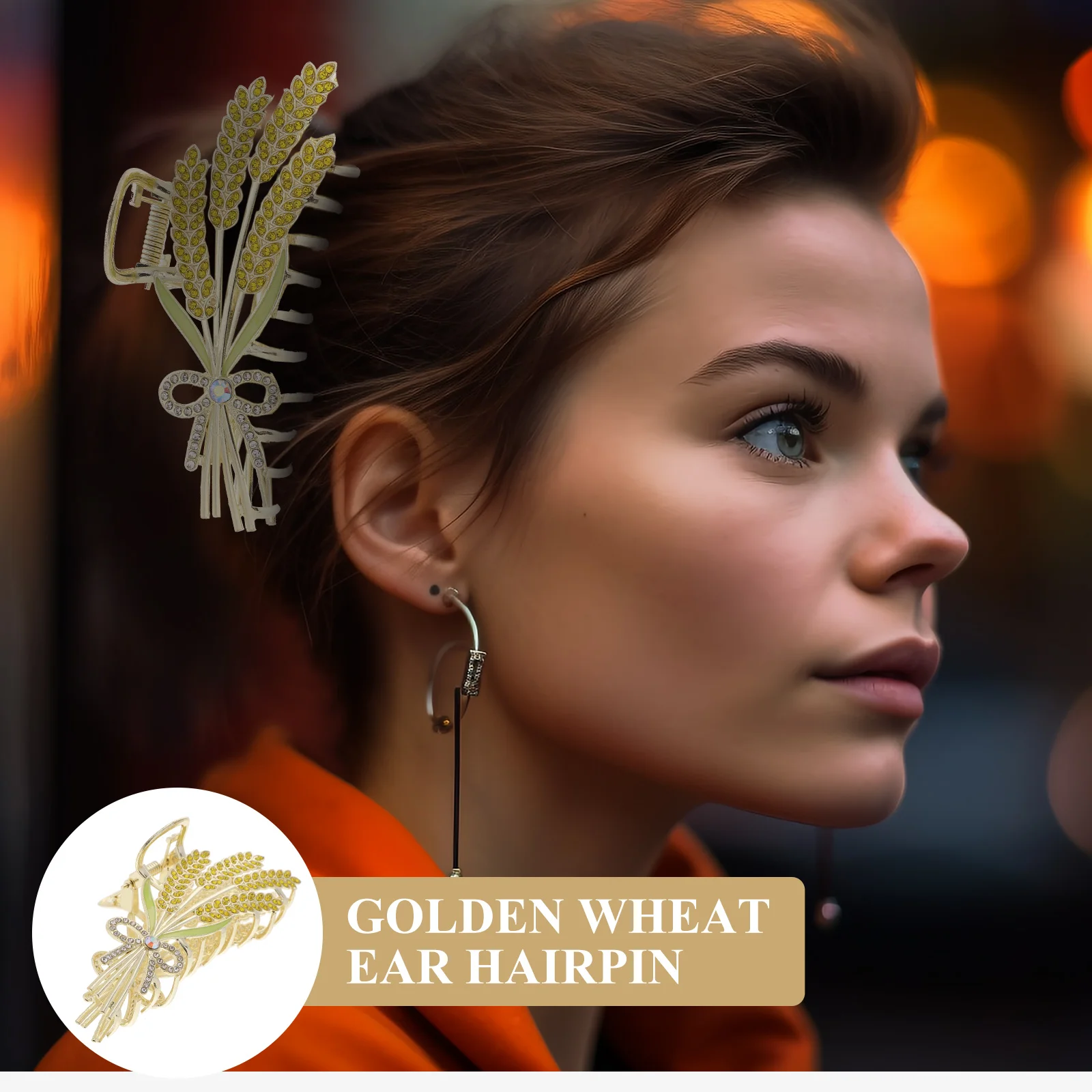 Ear Claw Clips for Women Girls Metal Hair Accessories Rhinestone Decorative Bobby Pins Jaw Clips Thick Hair Styling
Ear Claw Clips for Women Girls Metal Hair Accessories Rhinestone Decorative Bobby Pins Jaw Clips Thick Hair Styling