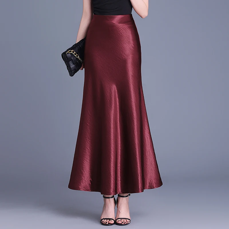 Ele High Waist A-Line Fi Tail Skirt Slimming Beautiful Long f-length Polyester Fiber Spring Season Wrap-around Skirt
Ele High Waist A-Line Fi Tail Skirt Slimming Beautiful Long f-length Polyester Fiber Spring Season Wrap-around Skirt