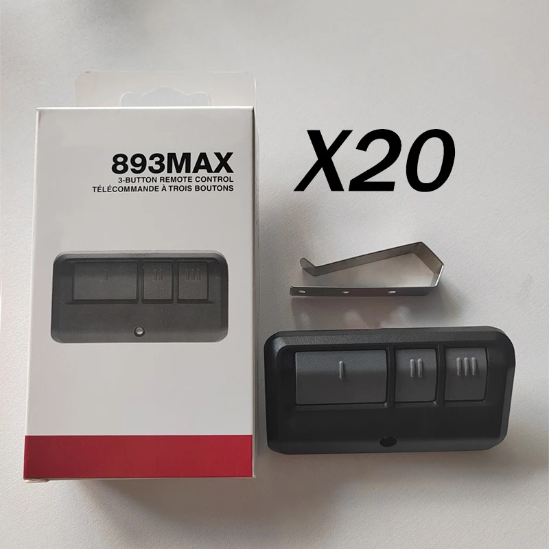 Новый пульт дистанционного управления гаражными воротами Chamberlain LiftMaster 893MAX 890MAX для Security + 2.0 315 МГц 390 МГц 5 цветов кнопок обучения
Новый пульт дистанционного управления гаражными воротами Chamberlain LiftMaster 893MAX 890MAX для Security + 2.0 315 МГц 390 МГц 5 цветов кнопок обучения